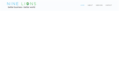 Desktop Screenshot of ninelions.ca